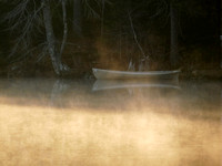 Canoe in the Mist
