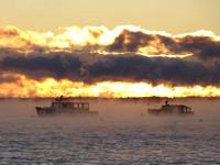 Sea Smoke at Lincolnville Beach, Maine